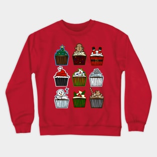 Christmas Cupcakes Crewneck Sweatshirt